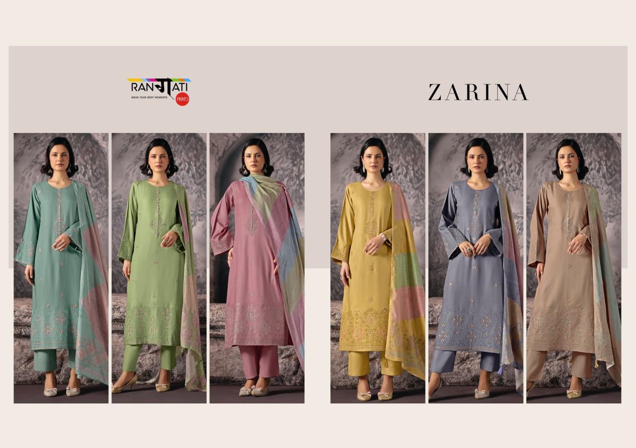 Rangati Zarina catalog wholesale market dress materials in hyderabad