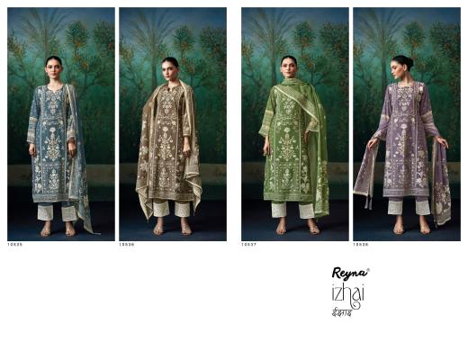 Reyna Izhai catalog wholesale salwar kameez silky by alisa