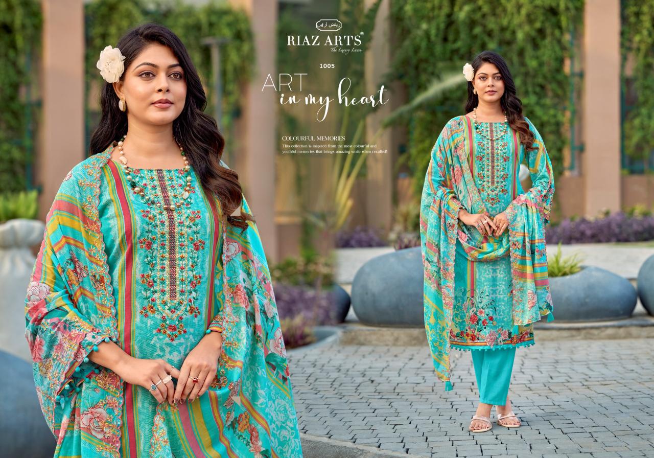 Riaz Arts Humdum catalog wonderful dress materials wholesale kozhikode kerala