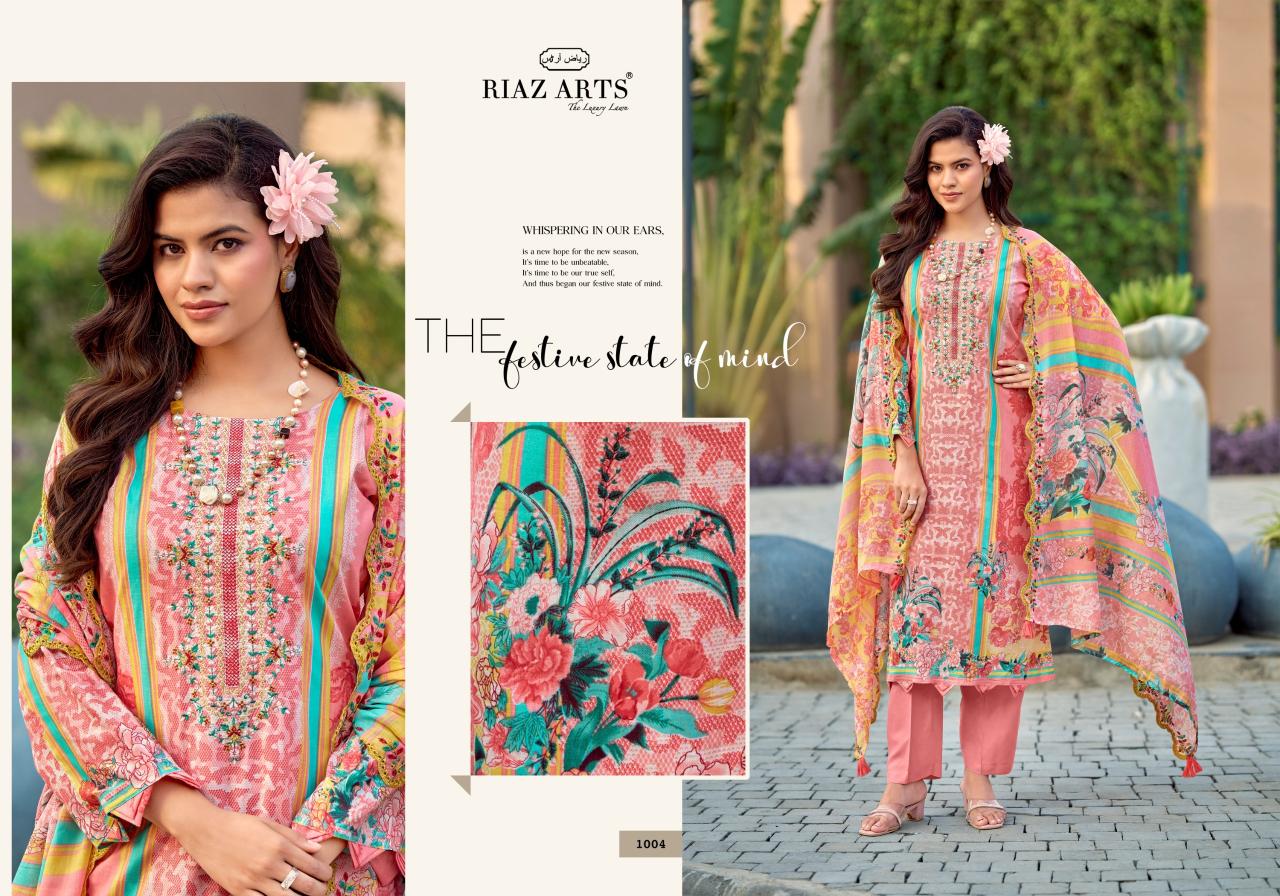 Riaz Arts Humdum catalog wonderful dress materials wholesale kozhikode kerala