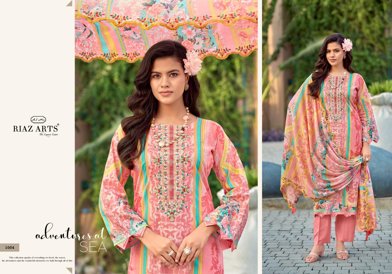 Riaz Arts Humdum catalog wonderful dress materials wholesale kozhikode kerala