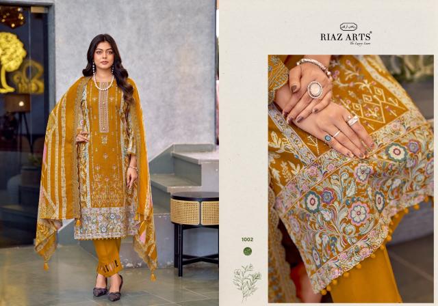 Riaz Arts Zeenat catalog surat wholesale market dress materials