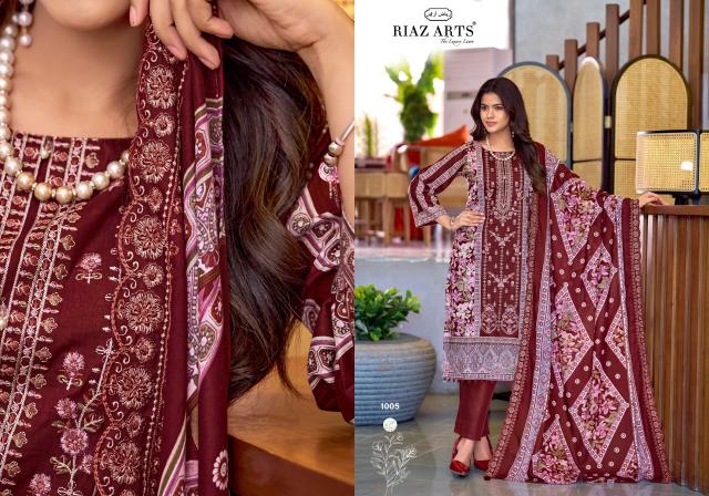 Riaz Arts Zeenat catalog surat wholesale market dress materials