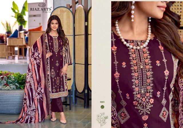 Riaz Arts Zeenat catalog surat wholesale market dress materials