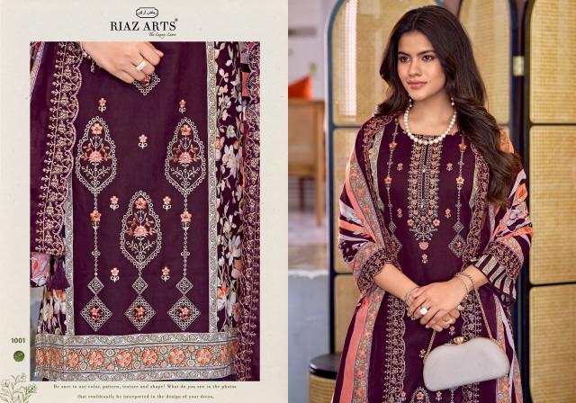 Riaz Arts Zeenat catalog surat wholesale market dress materials