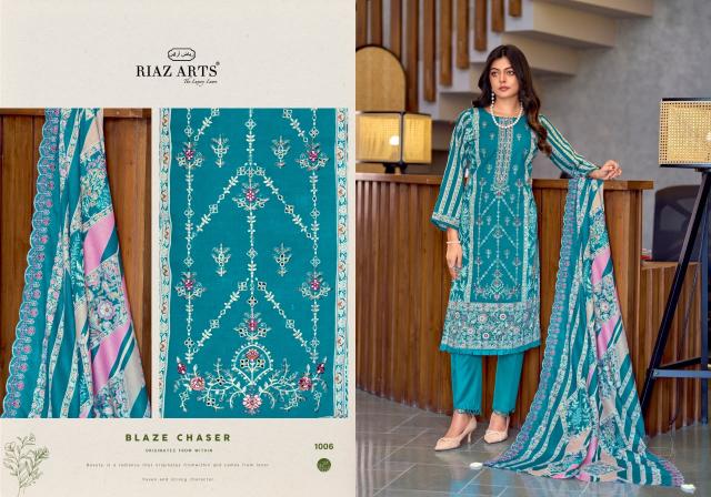 Riaz Arts Zeenat catalog surat wholesale market dress materials