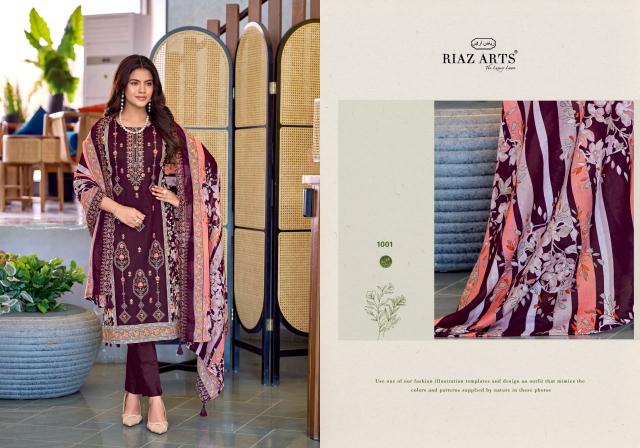 Riaz Arts Zeenat catalog surat wholesale market dress materials