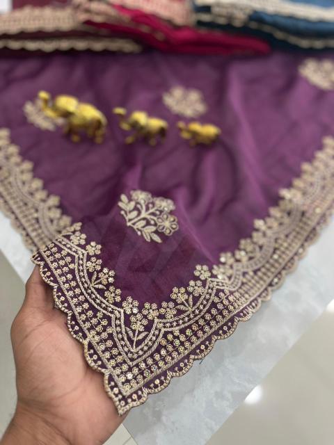 Saanwariya Ritika catalog Star gorget sarees 