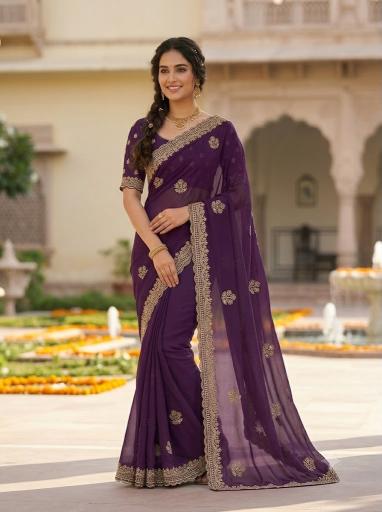 Saanwariya Ritika catalog Star gorget sarees 