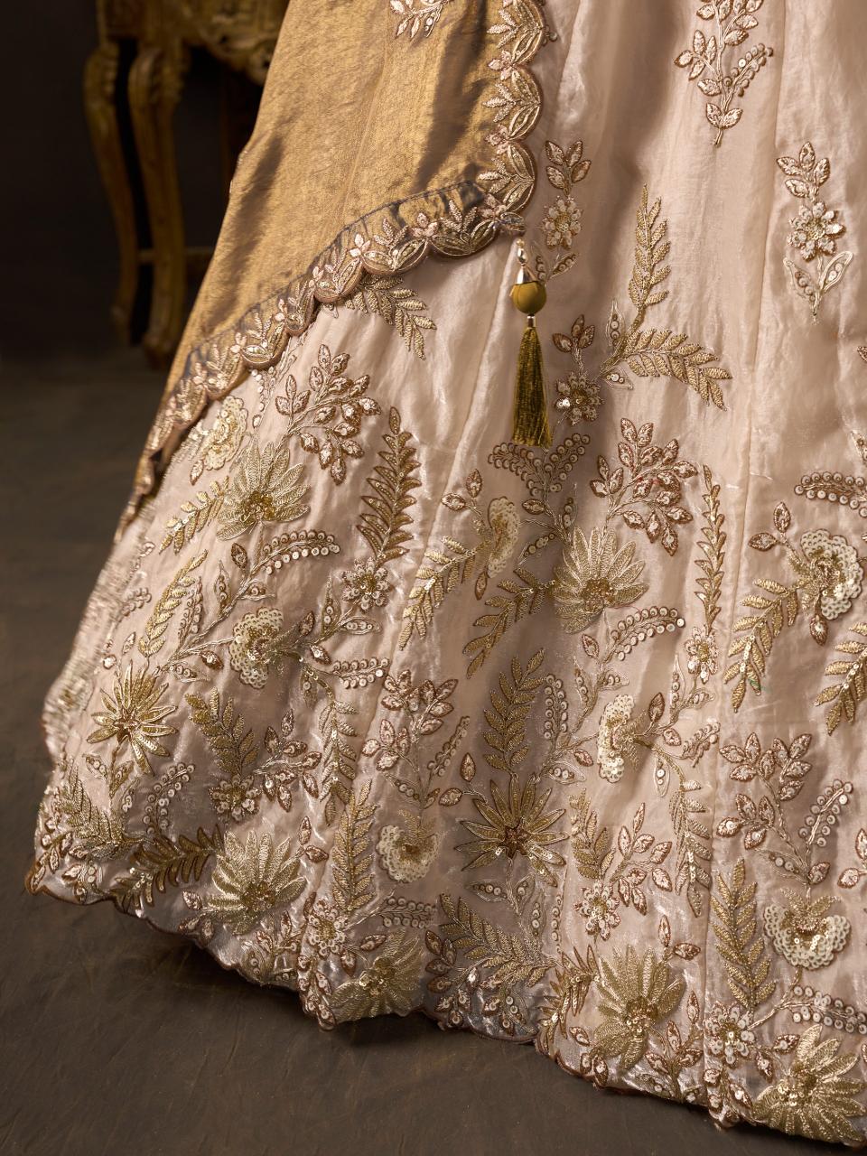 Sabella 6019 Bronze Gold catalog wholesale bridal lehenga dealers in ahemdabad