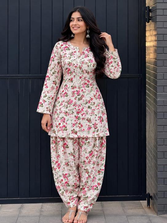 Sabella Cotton vol 774 catalog modest co ord set women