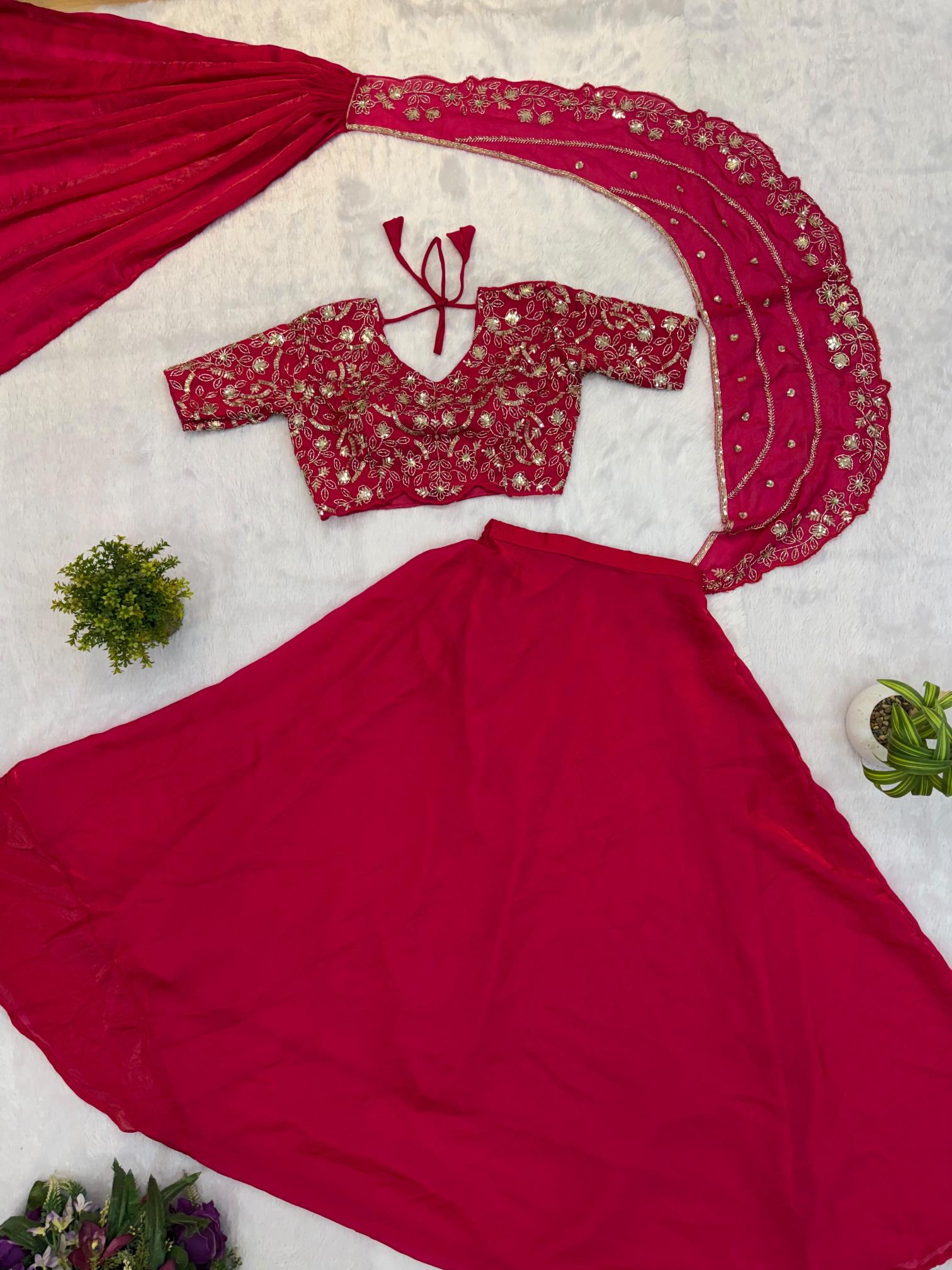 Sabella Fandy Satin catalog chandni chowk lehenga choli wholesale market