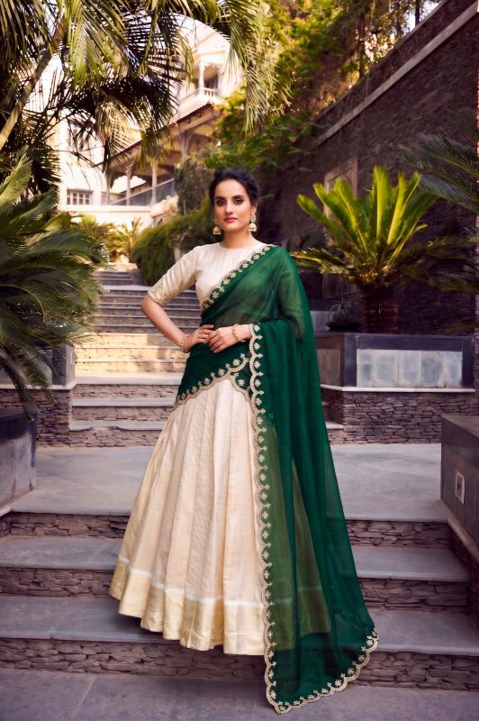 Sabella Jacquard catalog lehenga choli wholesale shop in aminabad lucknow