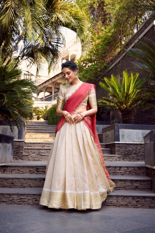Sabella Jacquard catalog lehenga choli wholesale shop in aminabad lucknow