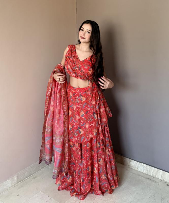 Sabella KR 112 catalog indo western style lehenga choli