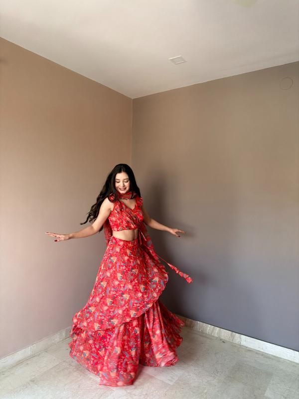 Sabella KR 112 catalog indo western style lehenga choli
