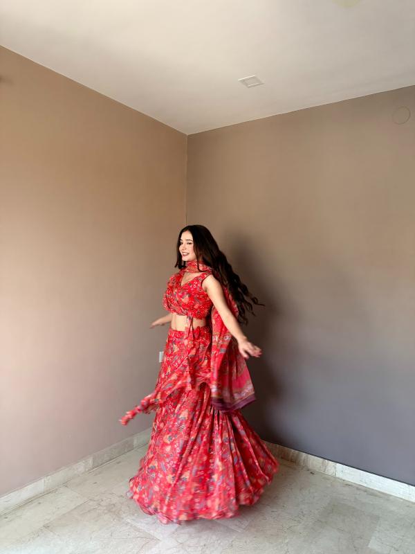 Sabella KR 112 catalog indo western style lehenga choli