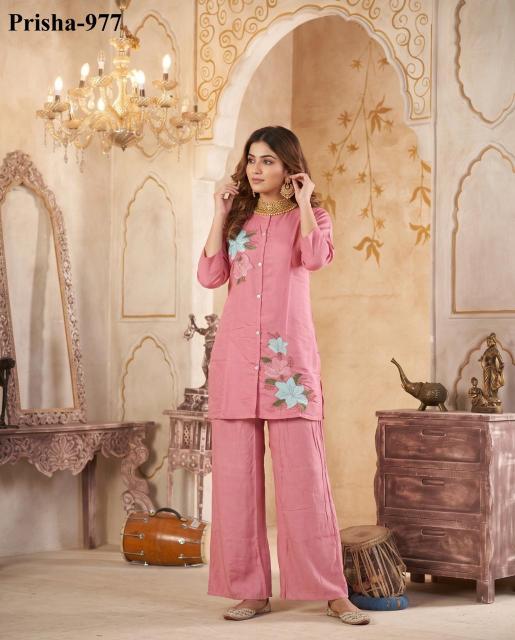 Sabella Mul chanderi vol 3 catalog quad co ord sets dress
