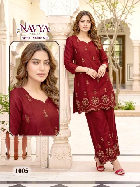 Sabella Navya vol 3 catalog coord set manufacturer