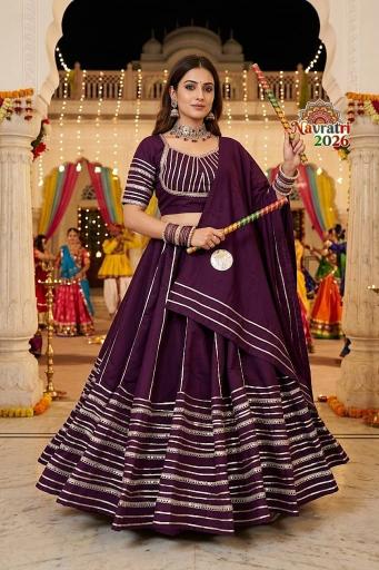 Sabella Roman Silk vol 9 catalog brocade lehenga wholesale