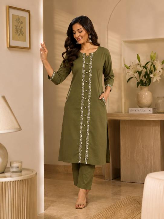 Sabella T3670 0.2 catalog kurti pant coord set wholesale