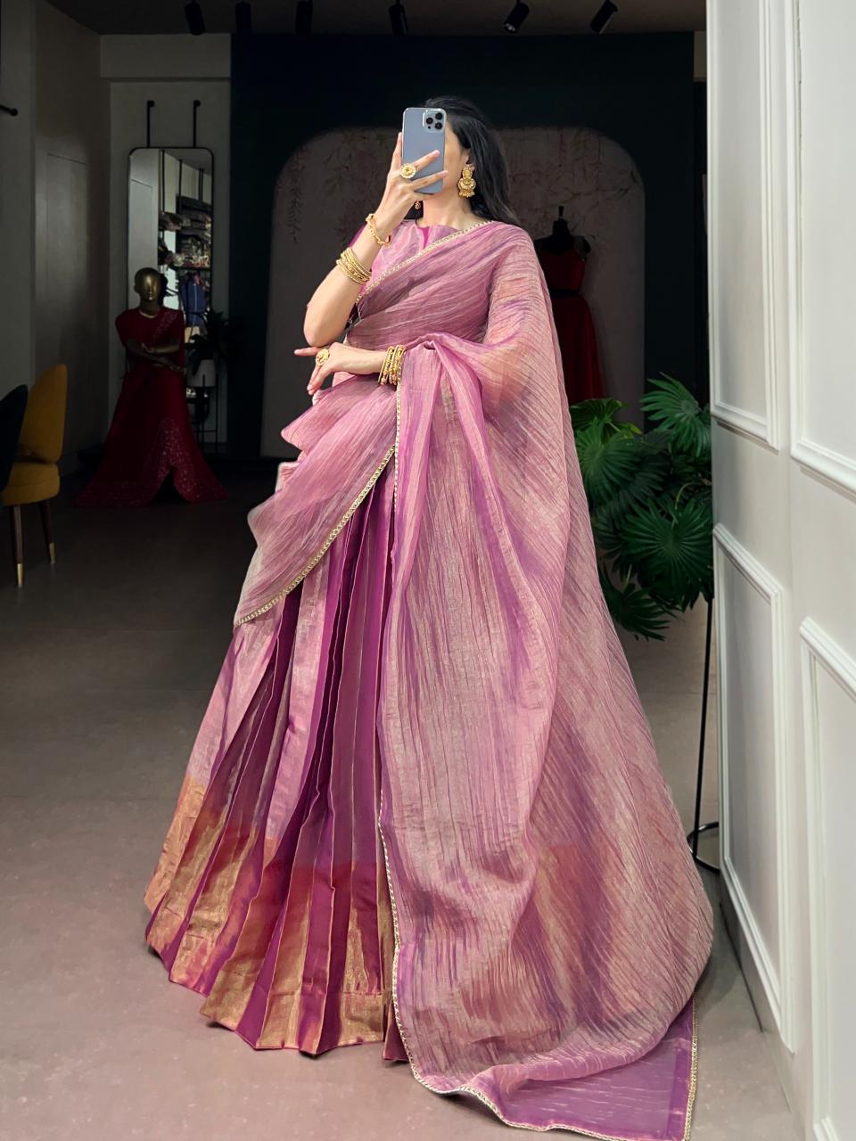 Sabella Zari Tissue catalog lehenga choli catalogue wholesale