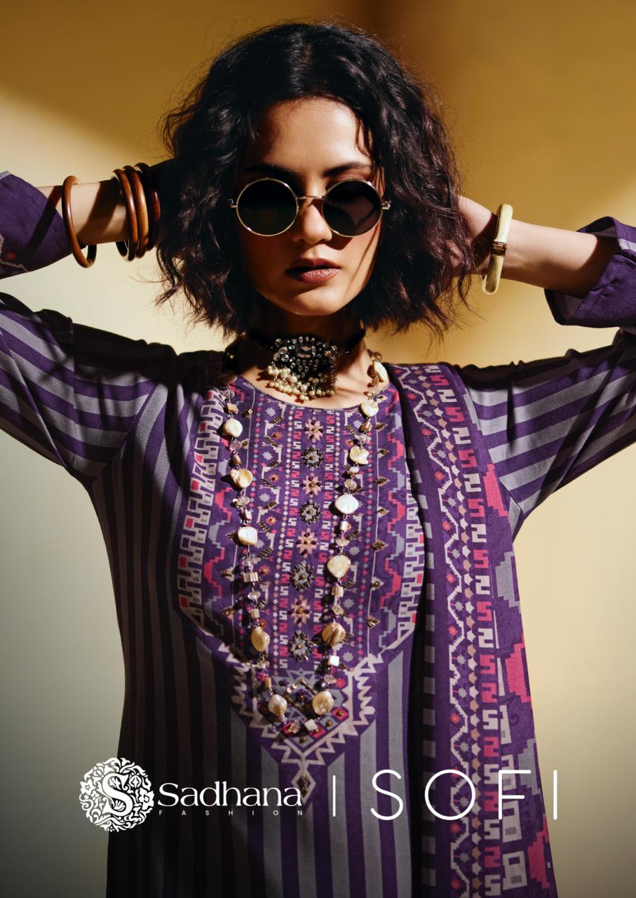Sadhana Fashion Sofi catalog salwar kameez wholesale market in ahmedabad