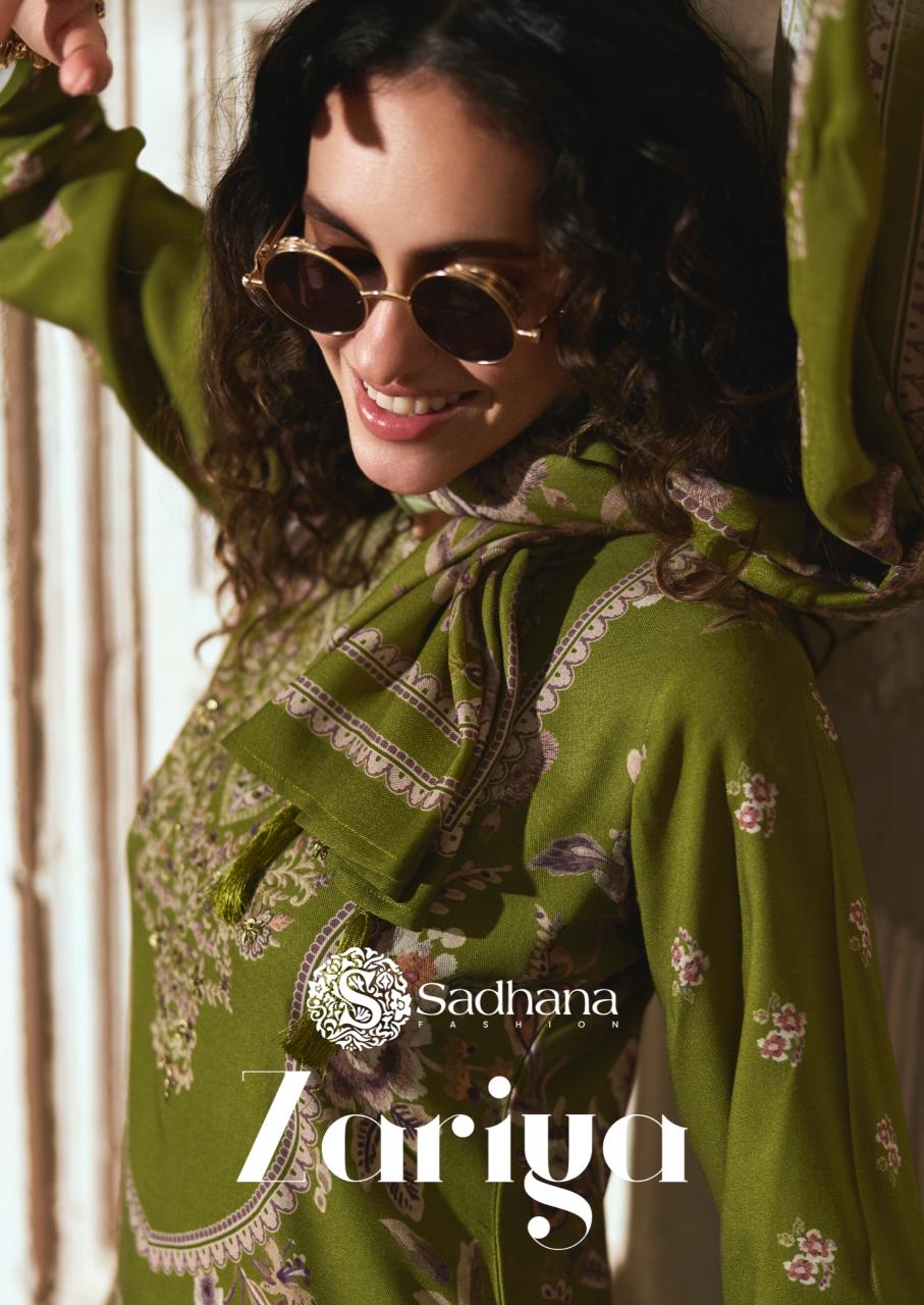 Sadhana Fashion Zariya Nx catalog salwar kameez suppliers wholesale uk