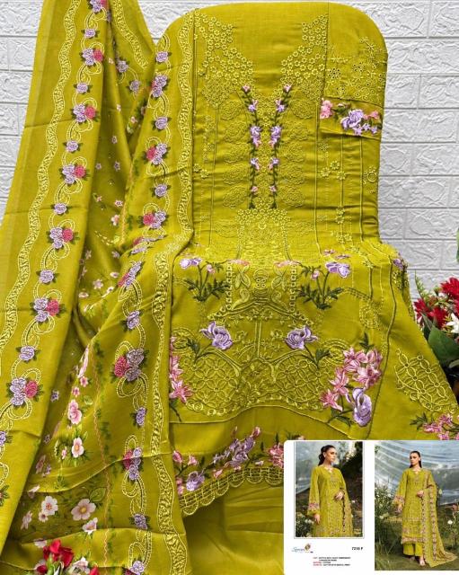 Saniya 7218 catalog pakistani suits wholesale in pakistan