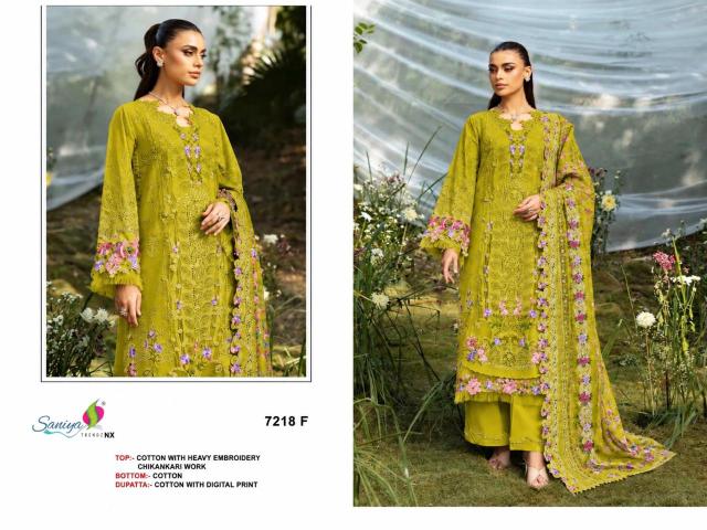 Saniya 7218 catalog pakistani suits wholesale in pakistan