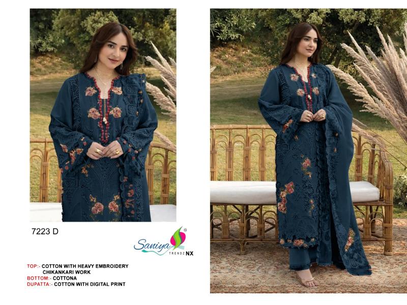 Saniya 7223 catalog pakistani suit wholesaler in mumbai