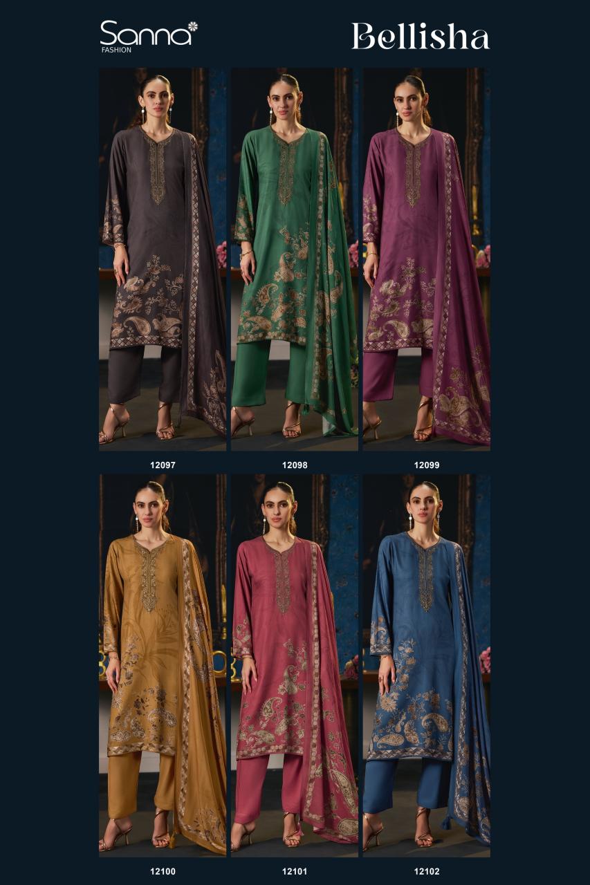 Sanna Bellisha catalog indian salwar kameez wholesale price