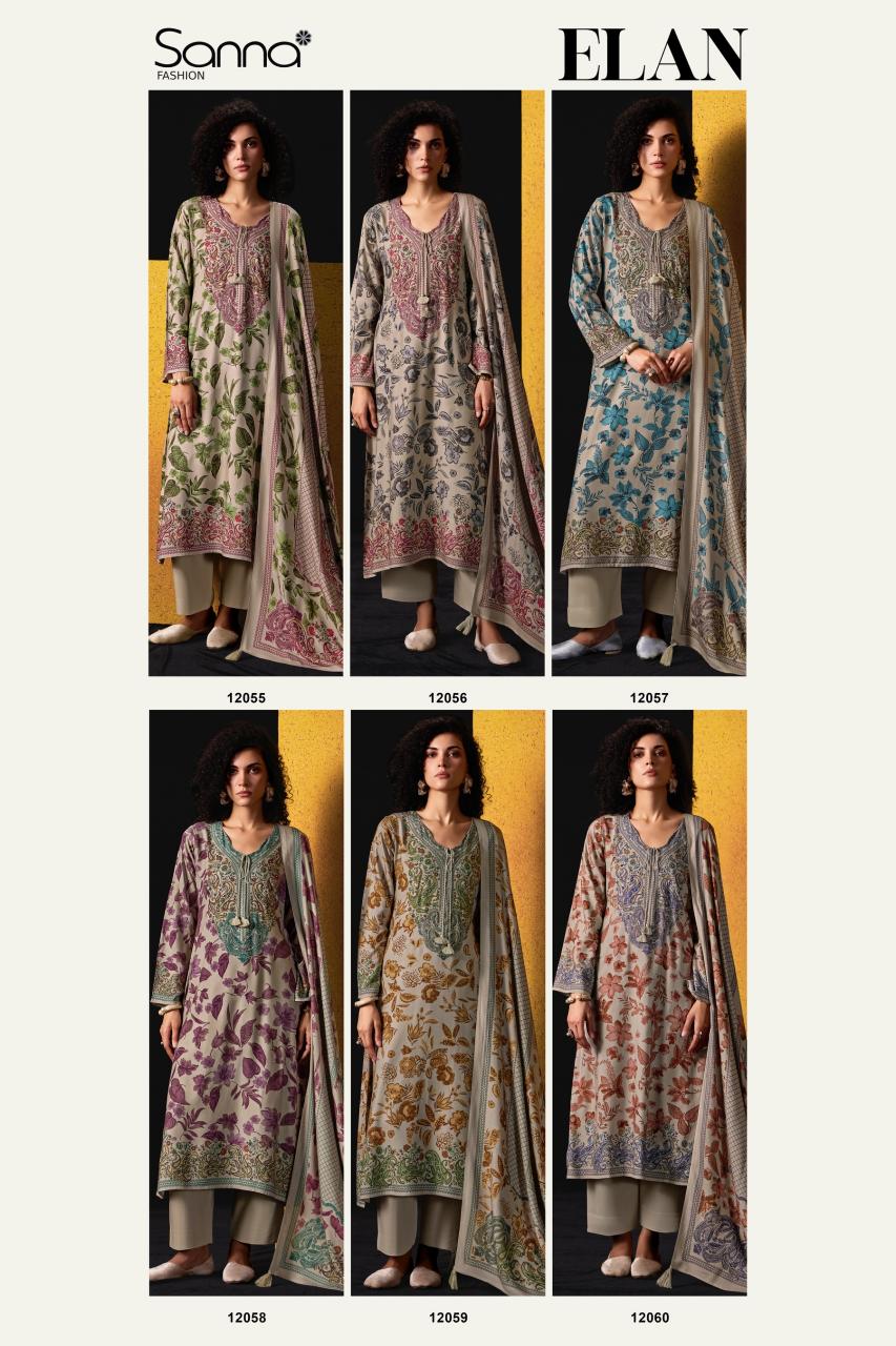 Sanna Elan catalog plus size salwar kameez wholesale