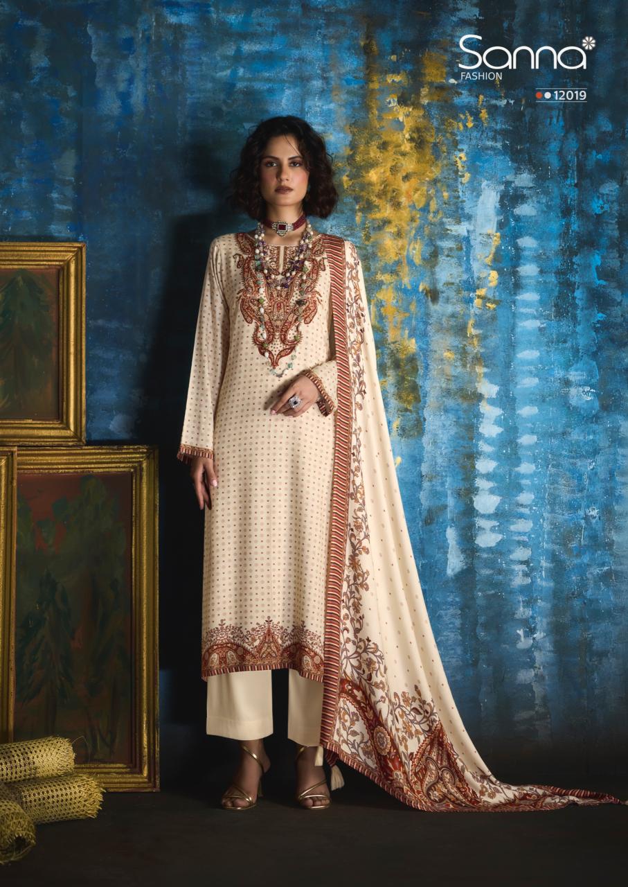Sanna Hazel catalog unstitched salwar kameez wholesalers in kolkata