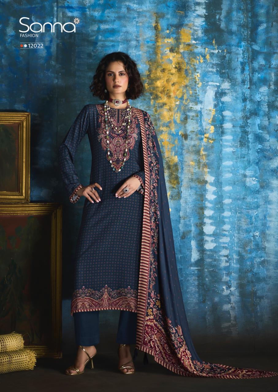 Sanna Hazel catalog unstitched salwar kameez wholesalers in kolkata