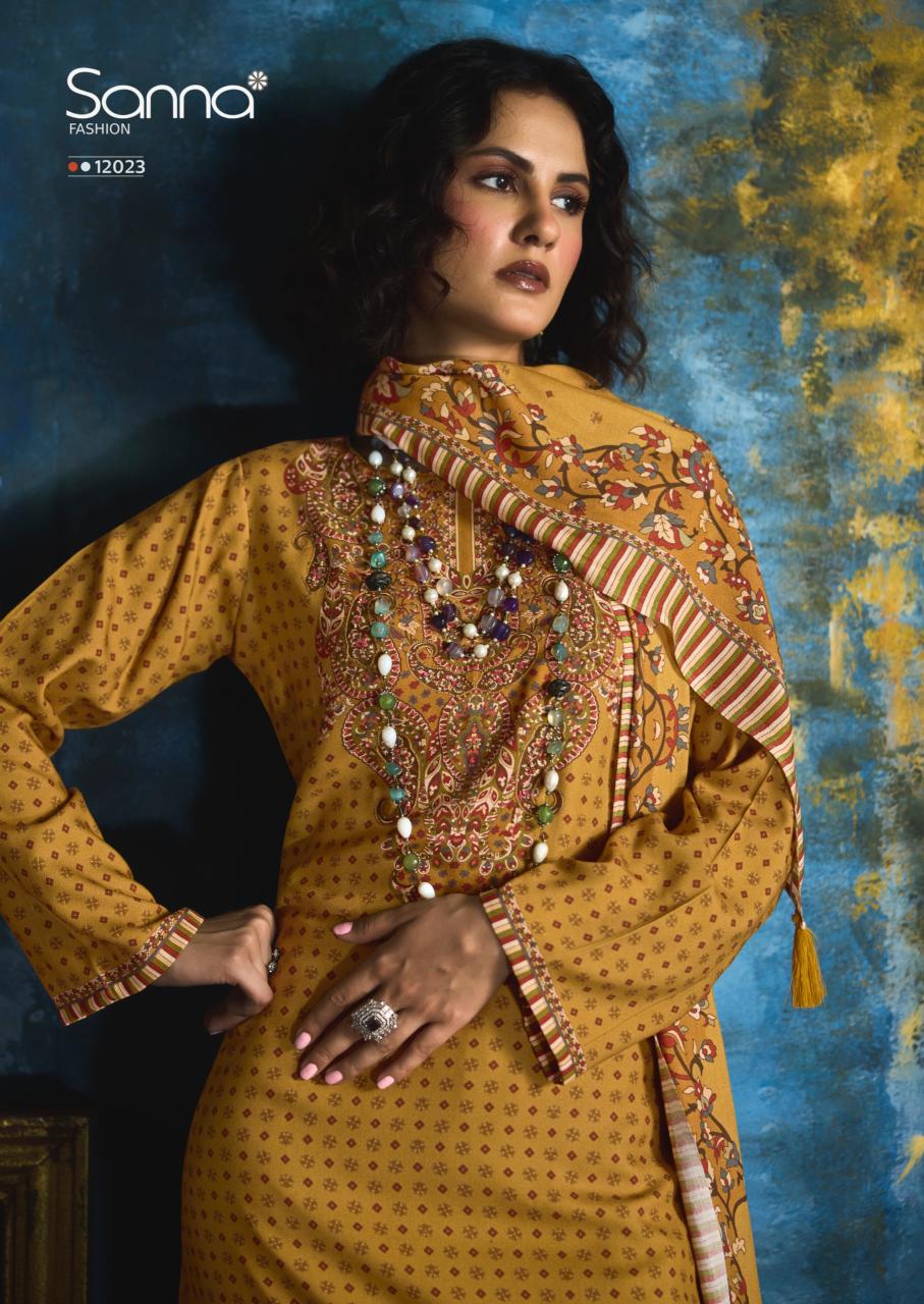 Sanna Hazel catalog unstitched salwar kameez wholesalers in kolkata