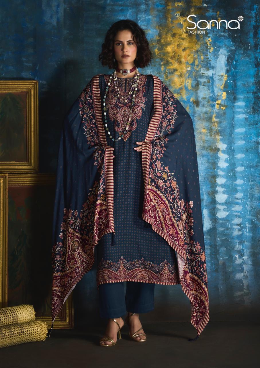 Sanna Hazel catalog unstitched salwar kameez wholesalers in kolkata