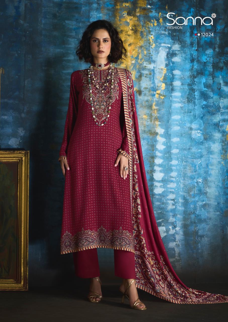 Sanna Hazel catalog unstitched salwar kameez wholesalers in kolkata
