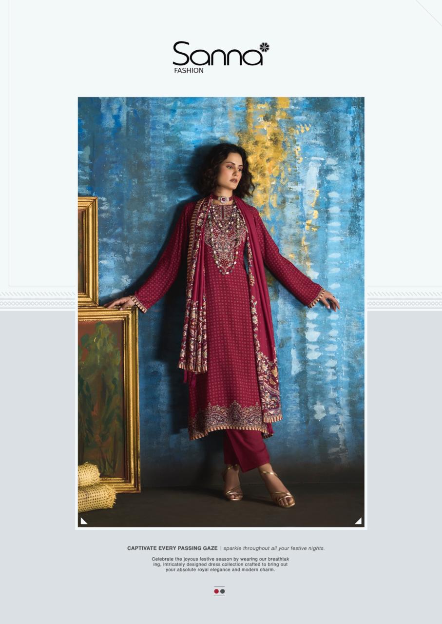 Sanna Hazel catalog unstitched salwar kameez wholesalers in kolkata