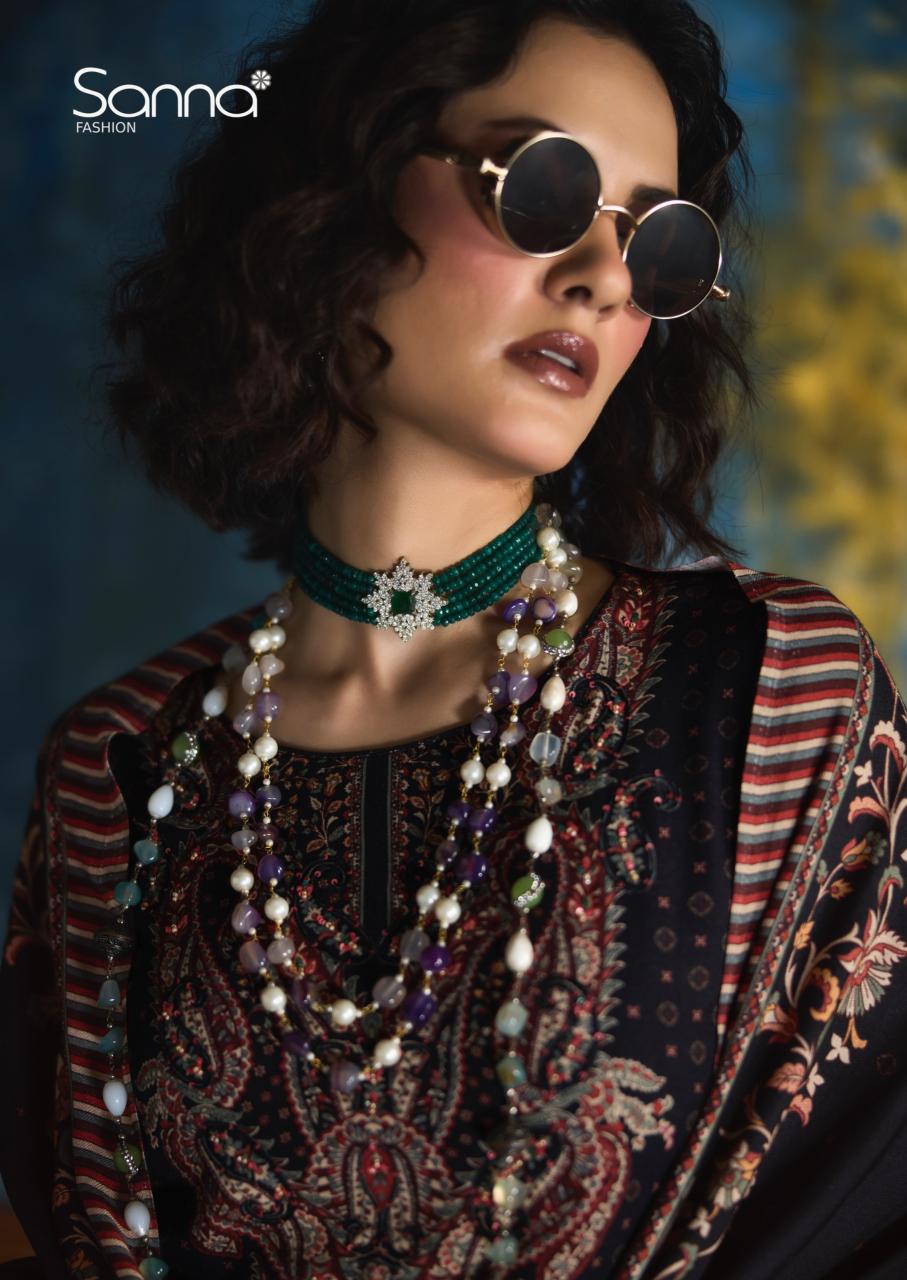 Sanna Hazel catalog unstitched salwar kameez wholesalers in kolkata