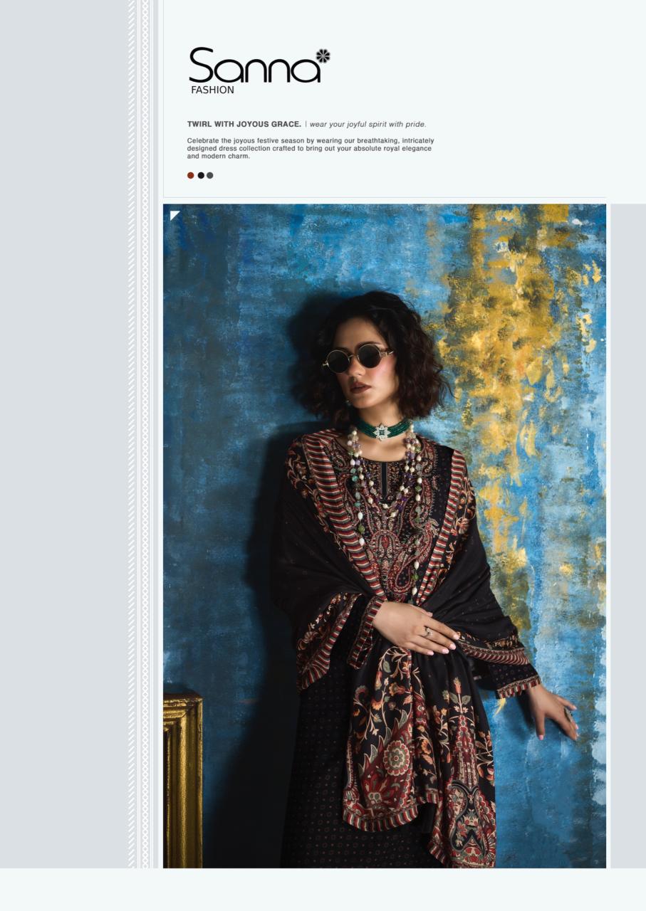 Sanna Hazel catalog unstitched salwar kameez wholesalers in kolkata