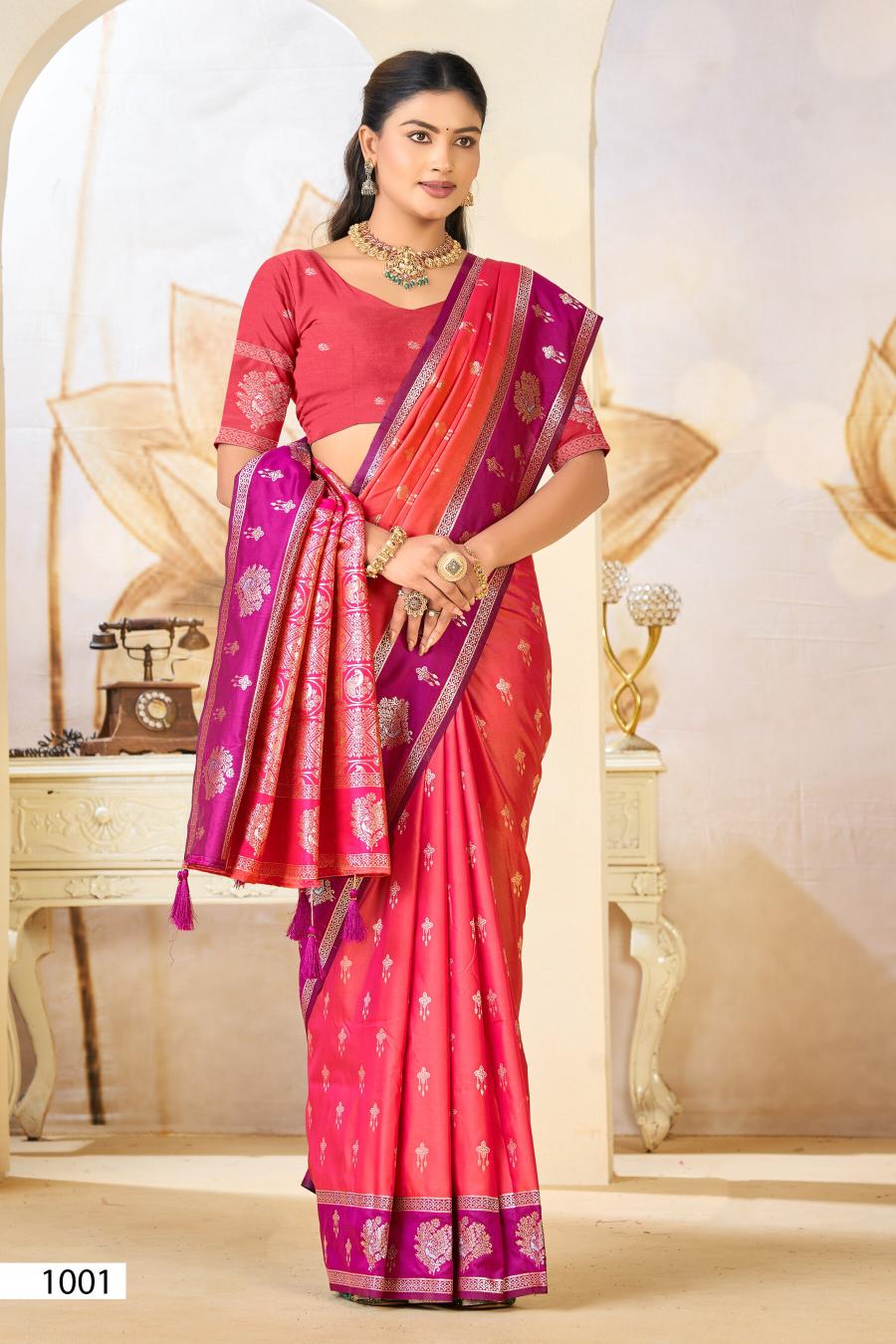 Saroj Anukaari silk vol.1 Pure silk saree in surat price wholesale