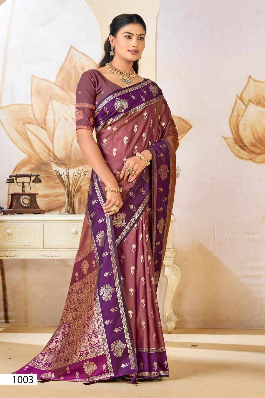 Saroj Anukaari silk vol.1 Pure silk saree in surat price wholesale