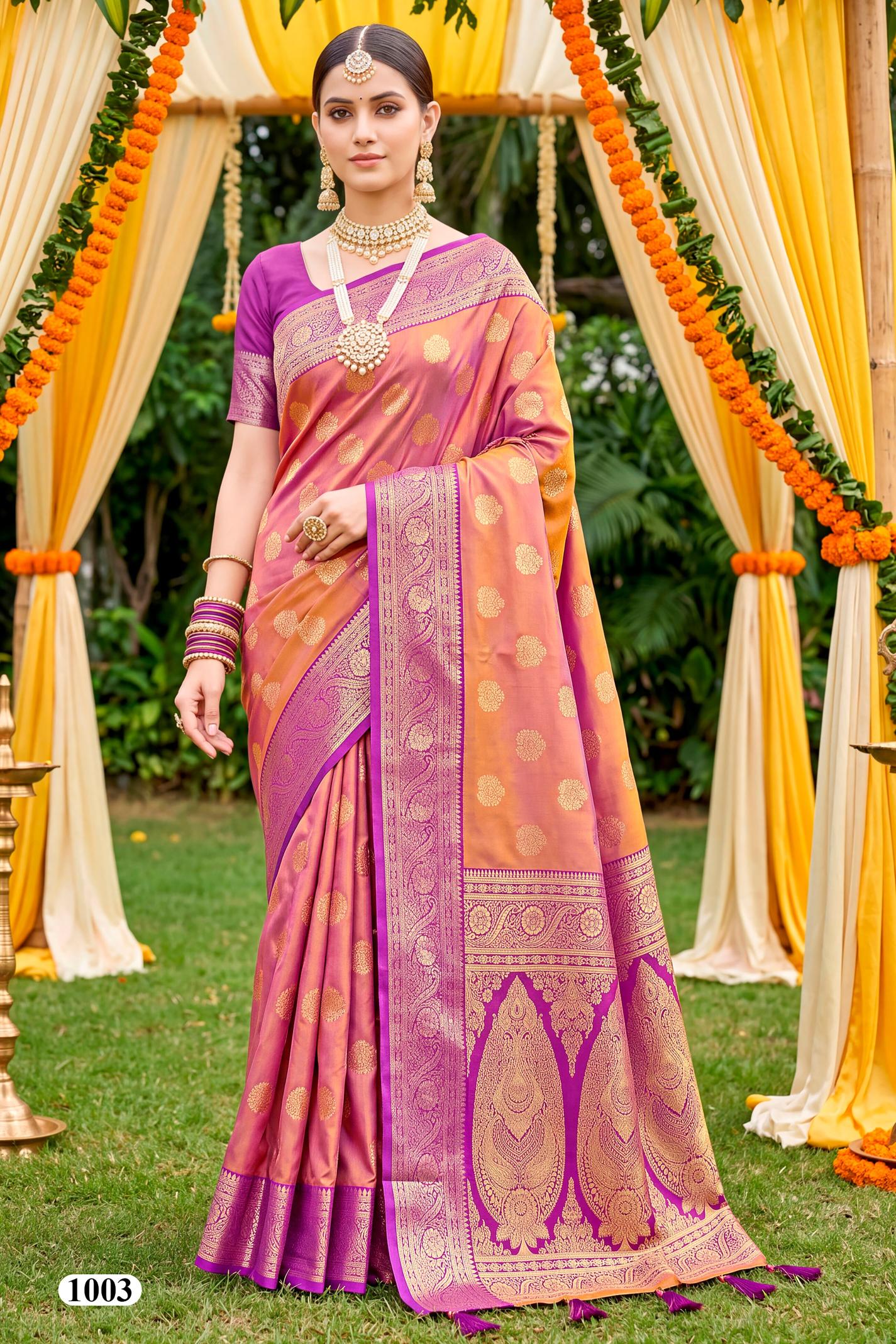 Saroj Kiyara silk vol.1 Soft silk saree in surat price wholesale
