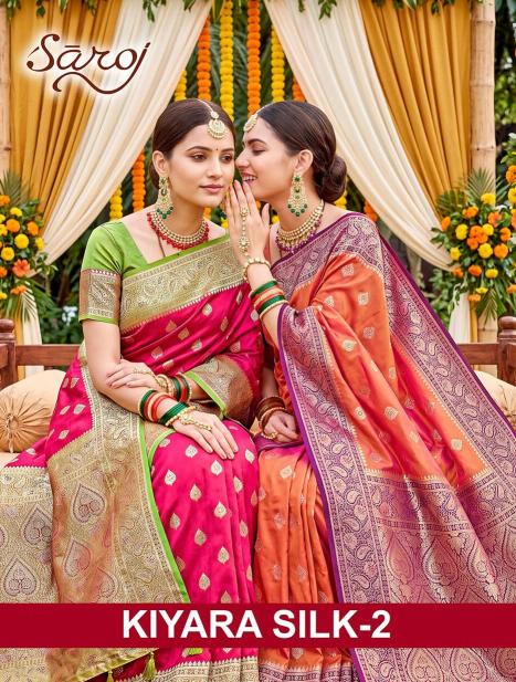 Saroj Kiyara silk vol.2 Soft silk saree in surat price wholesale