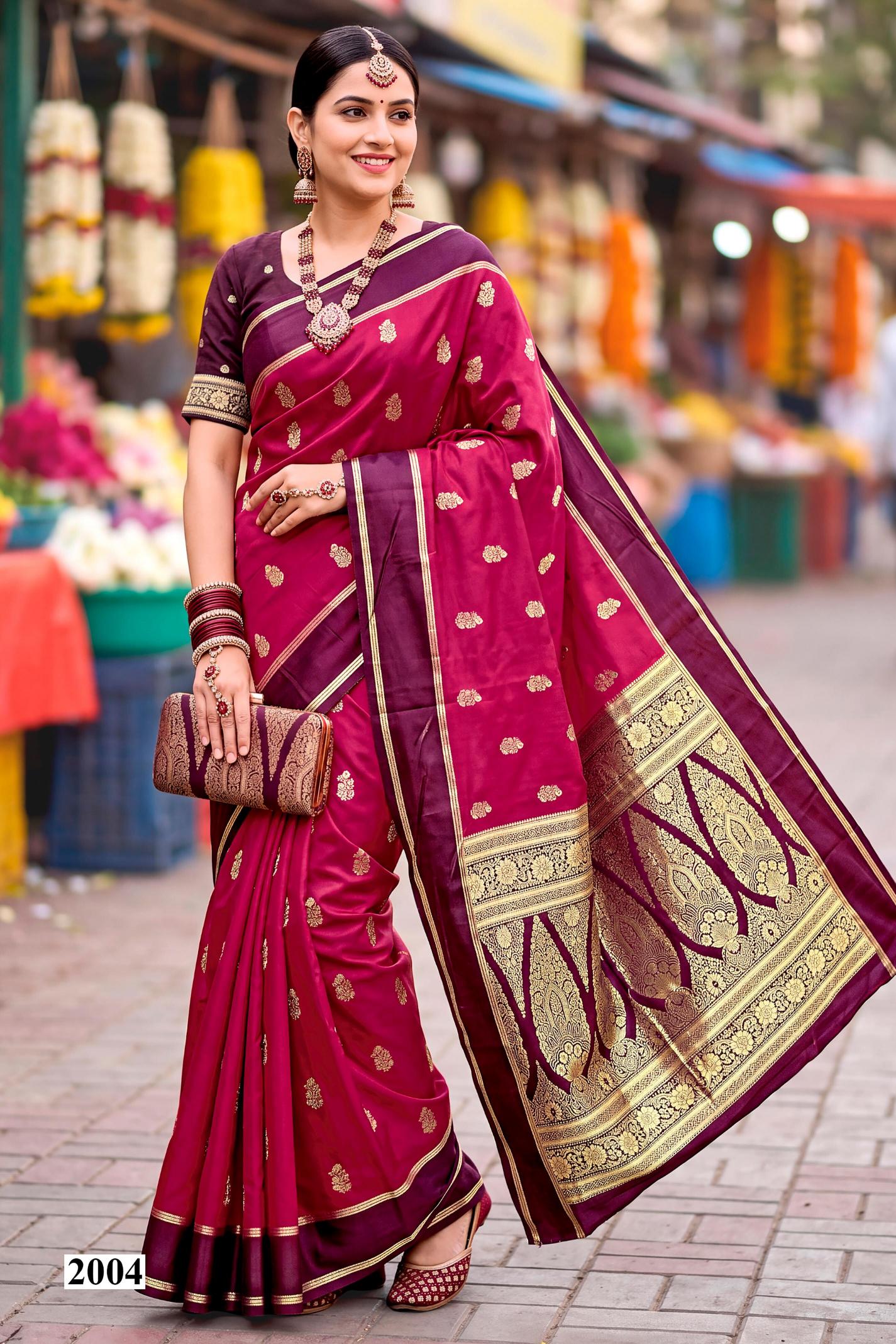 Saroj Narayani gajji silk vol.2 gajji silk saree in surat price wholesale