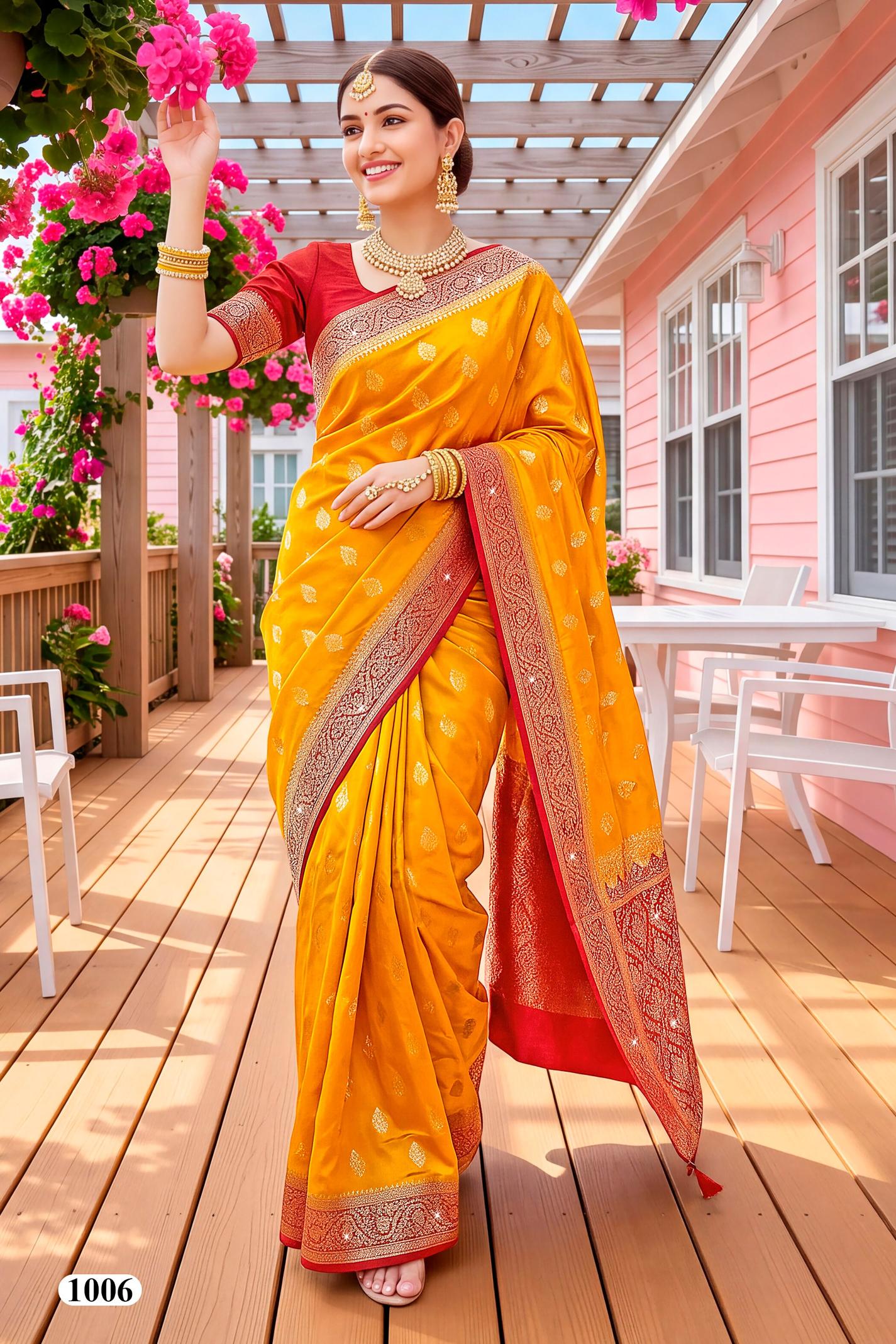 Saroj Noor saroski vol.1 silk saree in surat price wholesale