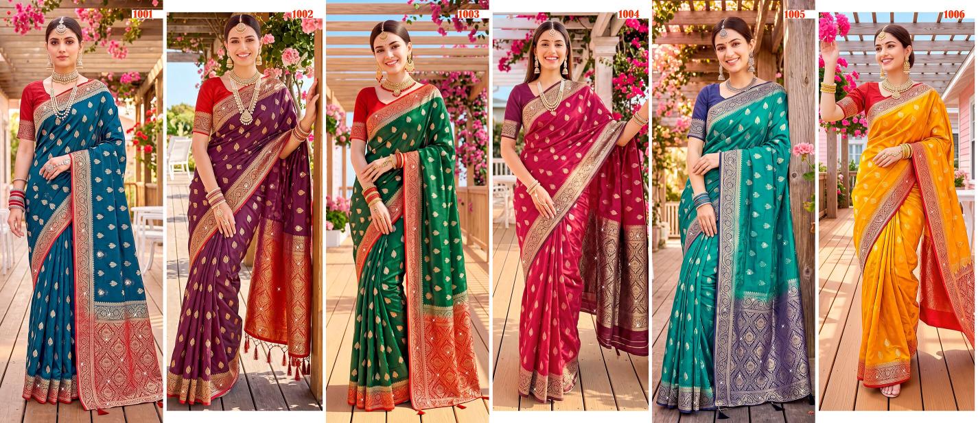 Saroj Noor saroski vol.1 silk saree in surat price wholesale