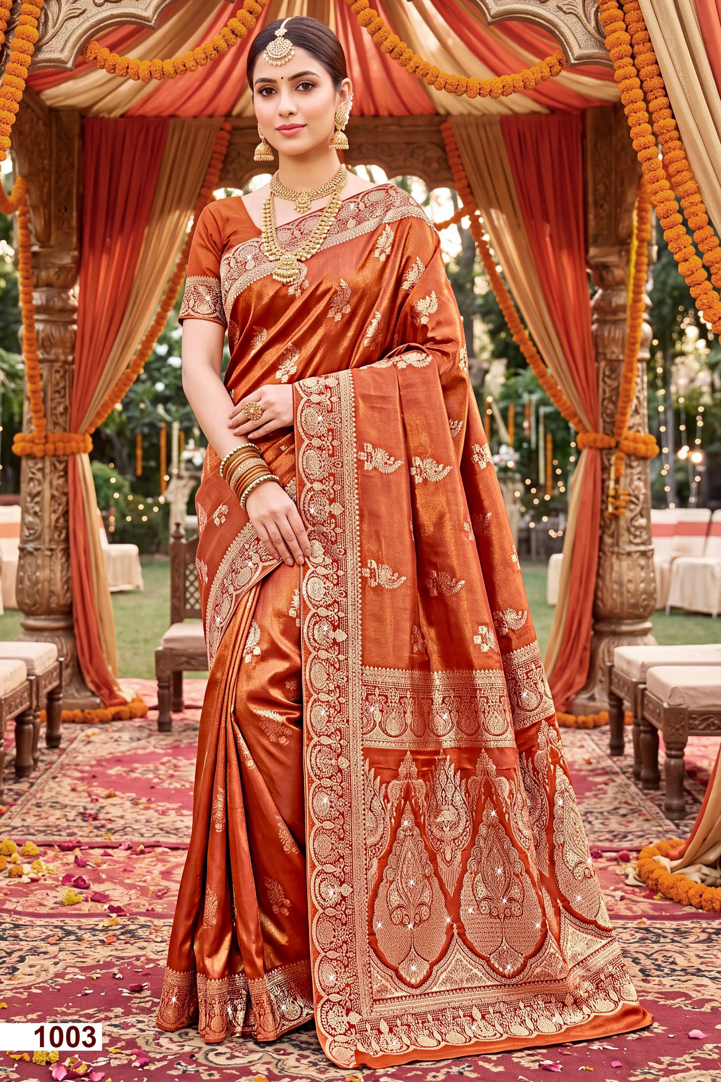 Saroj Noor saroski vol.1 silk saree in surat price wholesale