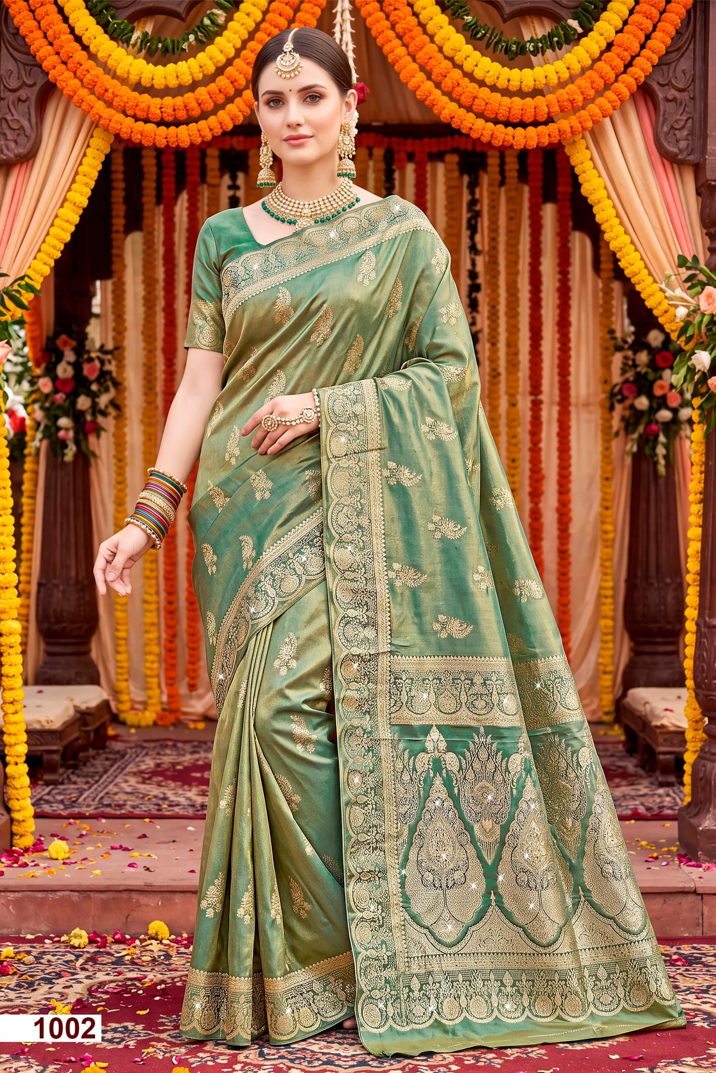 Saroj Noor saroski vol.1 silk saree in surat price wholesale
